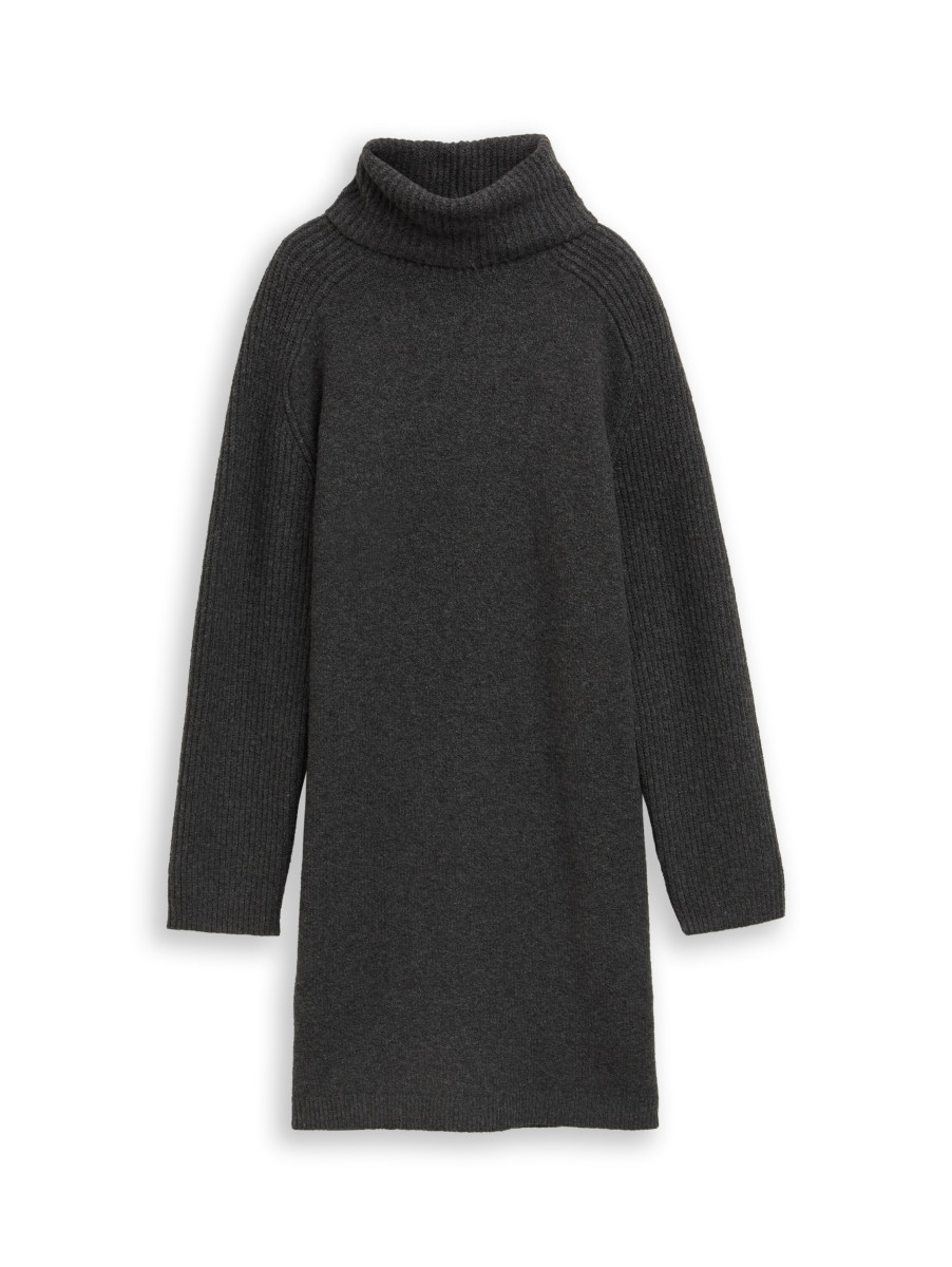 Mini-Kleid mit Rollkragen