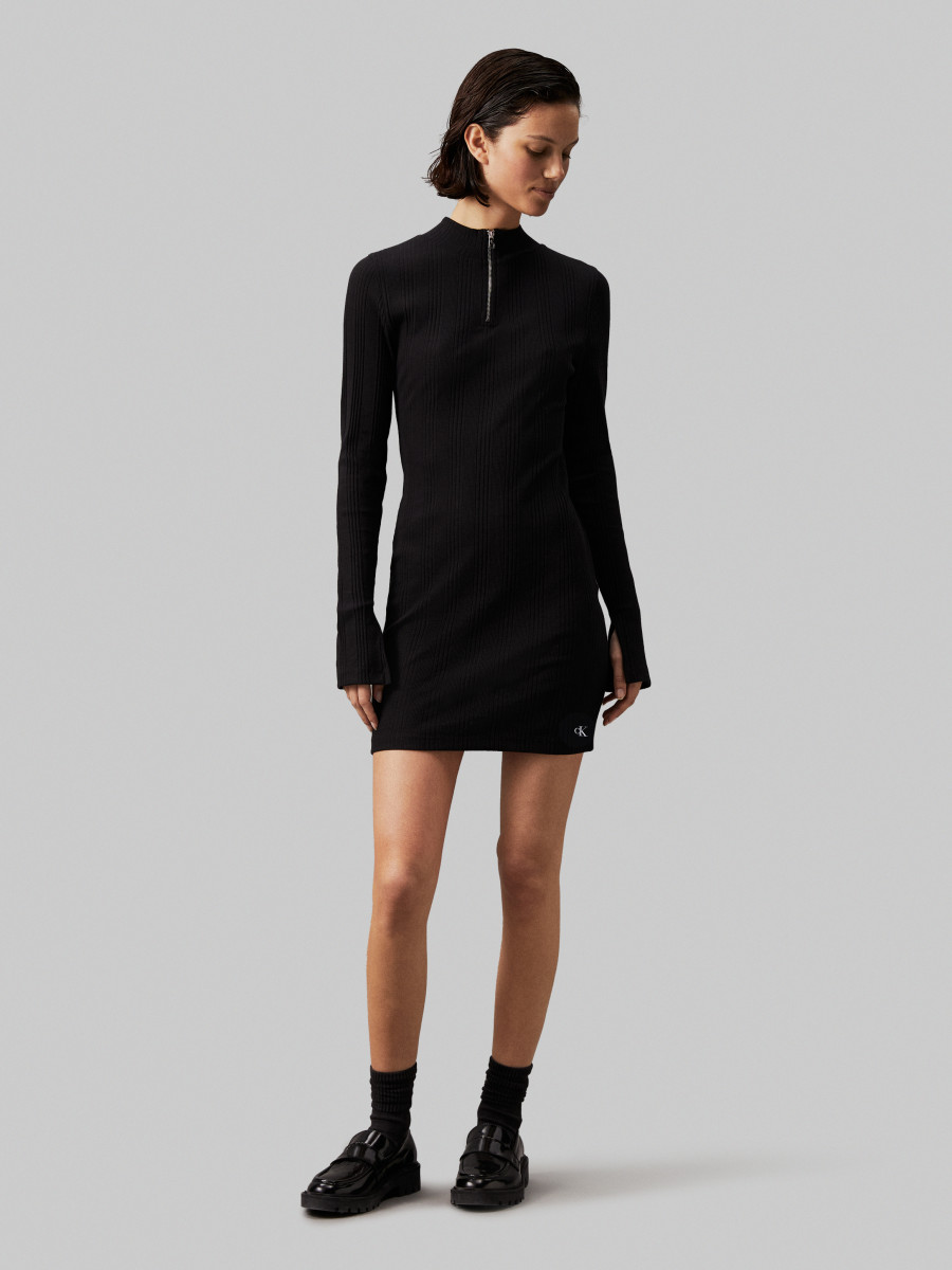 Half-Zip Kleid