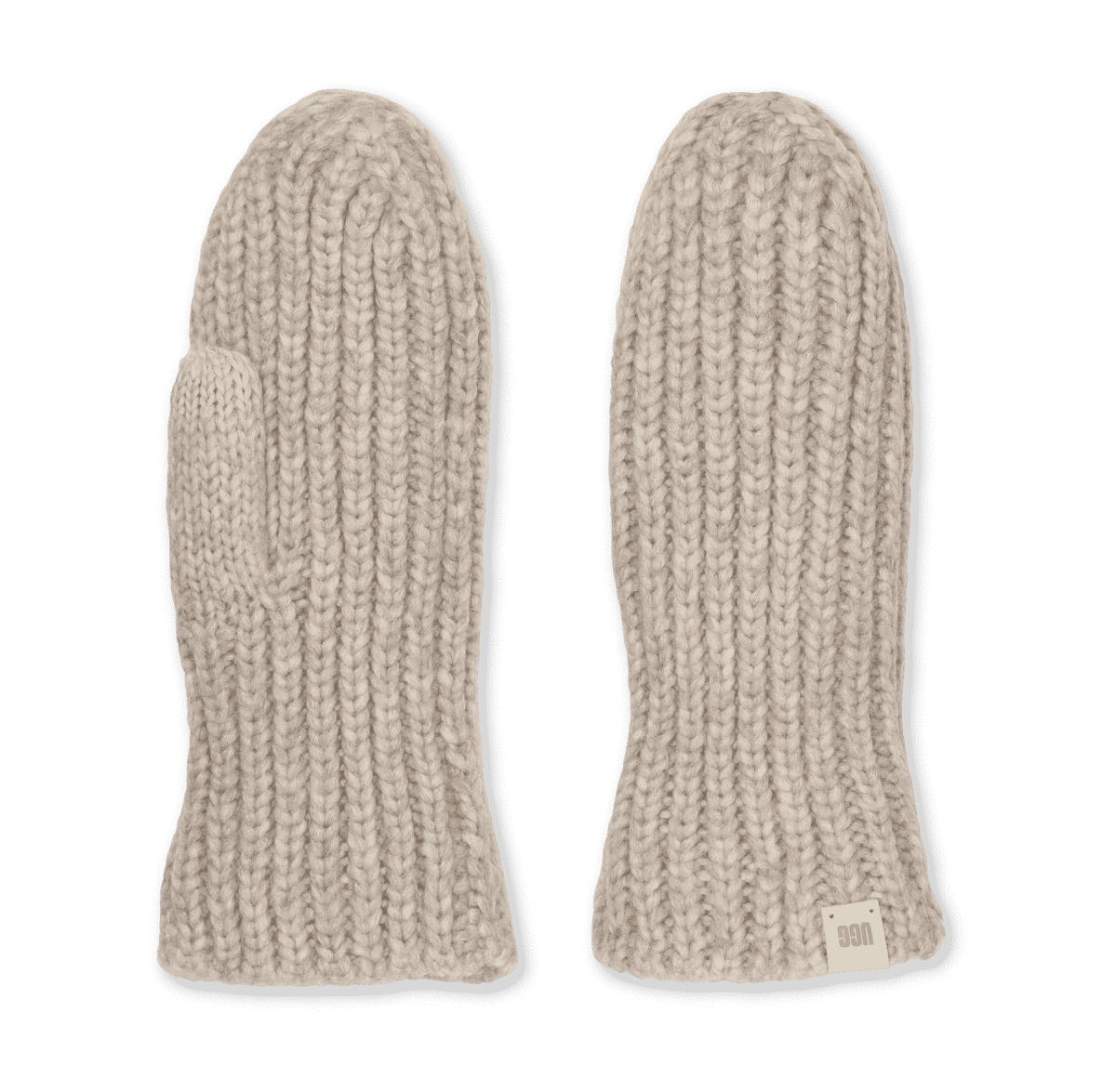 Damen Grobe Rippstrickfäustlinge