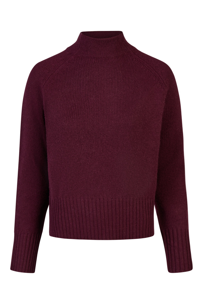 Herren Strickpullover Stehkragen Cashmere