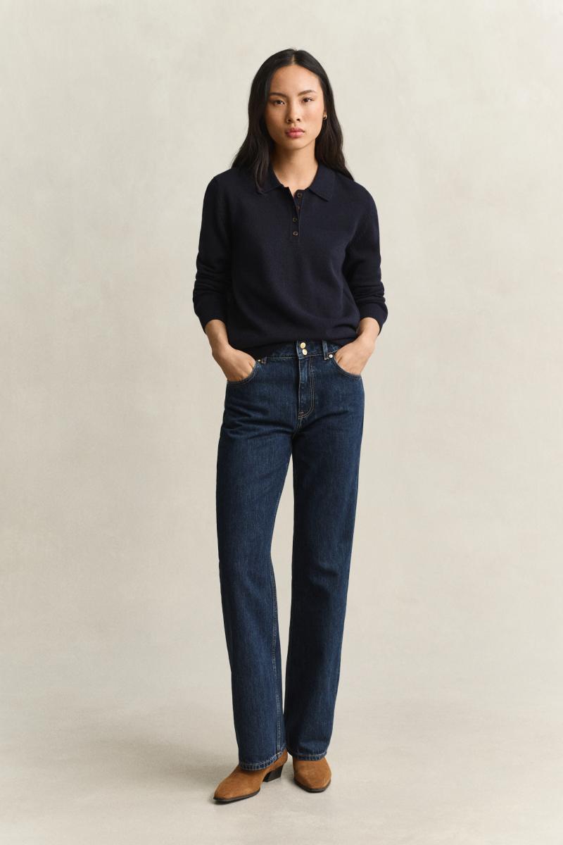 Damen Rugger-Pullover aus Lambswool