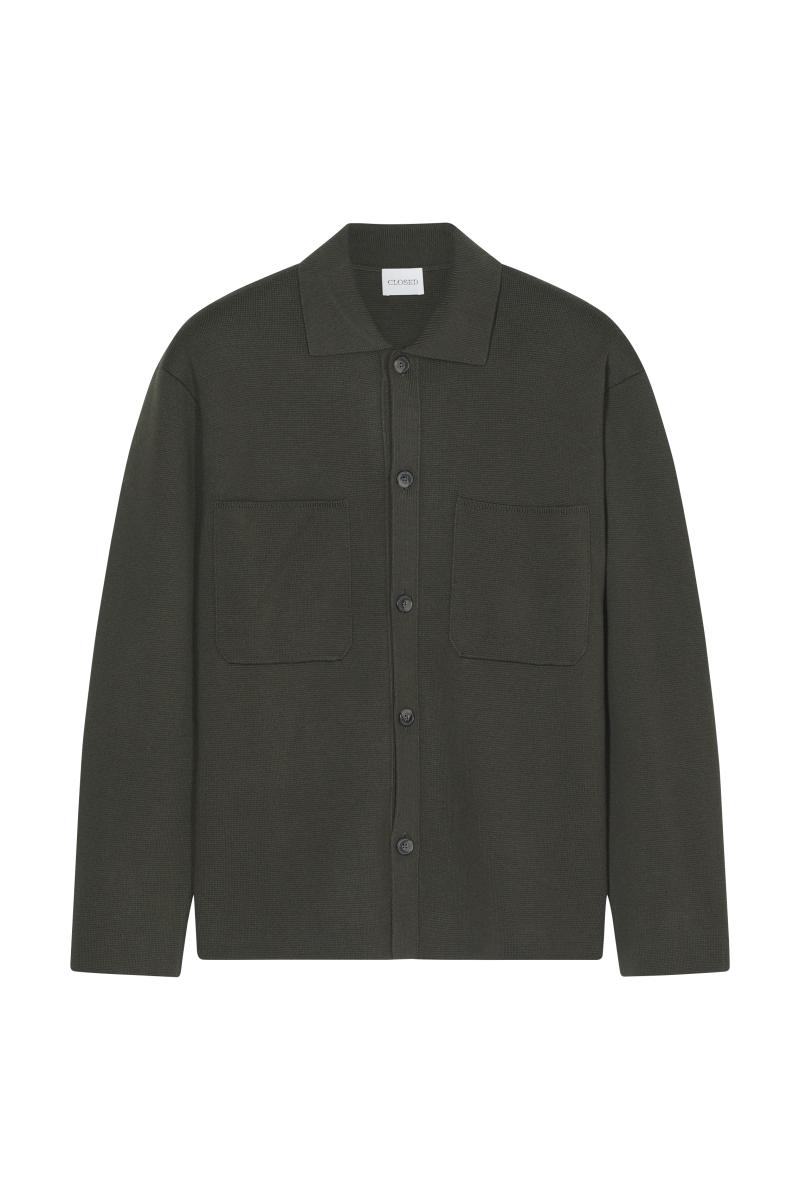 Herren Polo-Cardigan