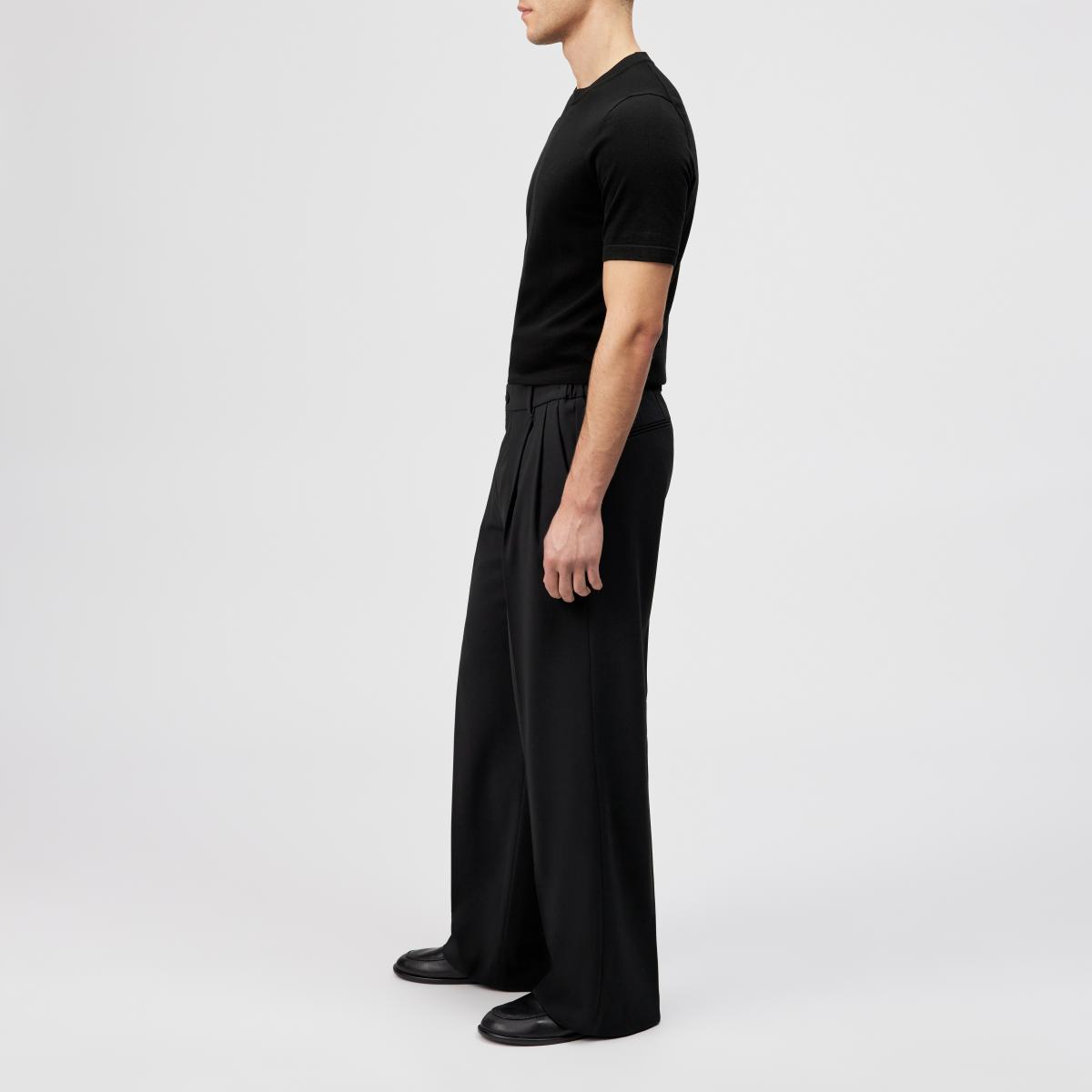 Herren Bundfaltenhose LEEK_WIDE