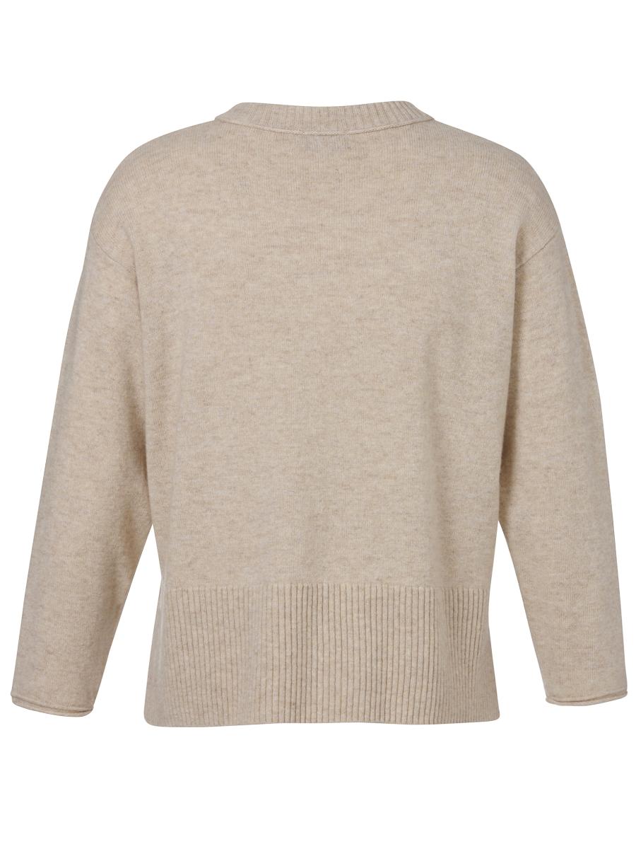 Curvy Pullover mit Taschen-Detail