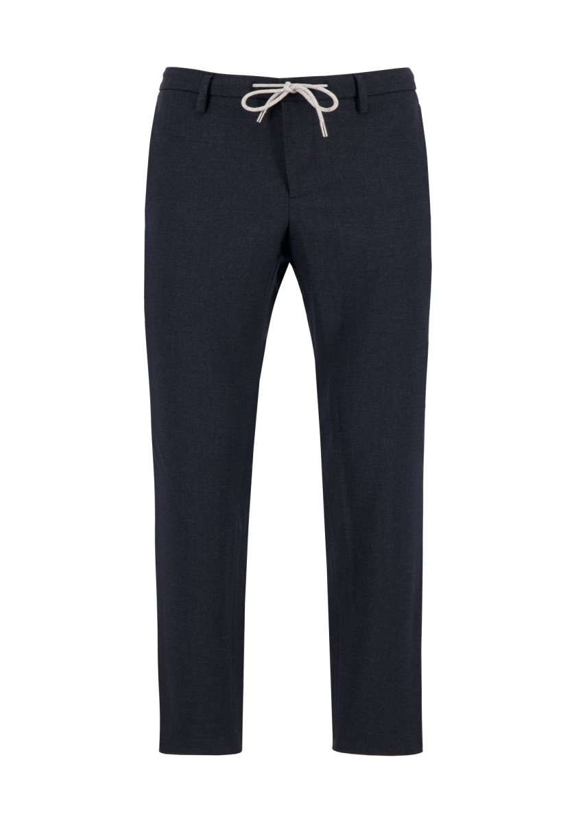 JUMP - Flannel Herringbone, navy