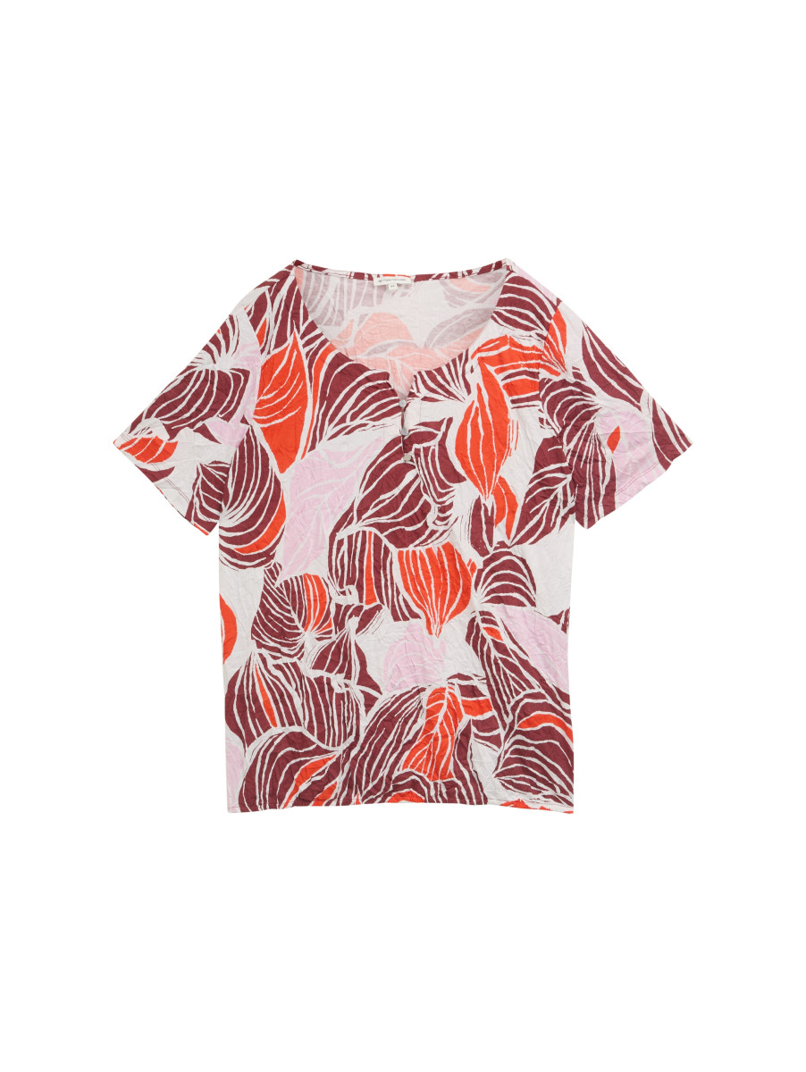 Curvy T-Shirt mit Muster