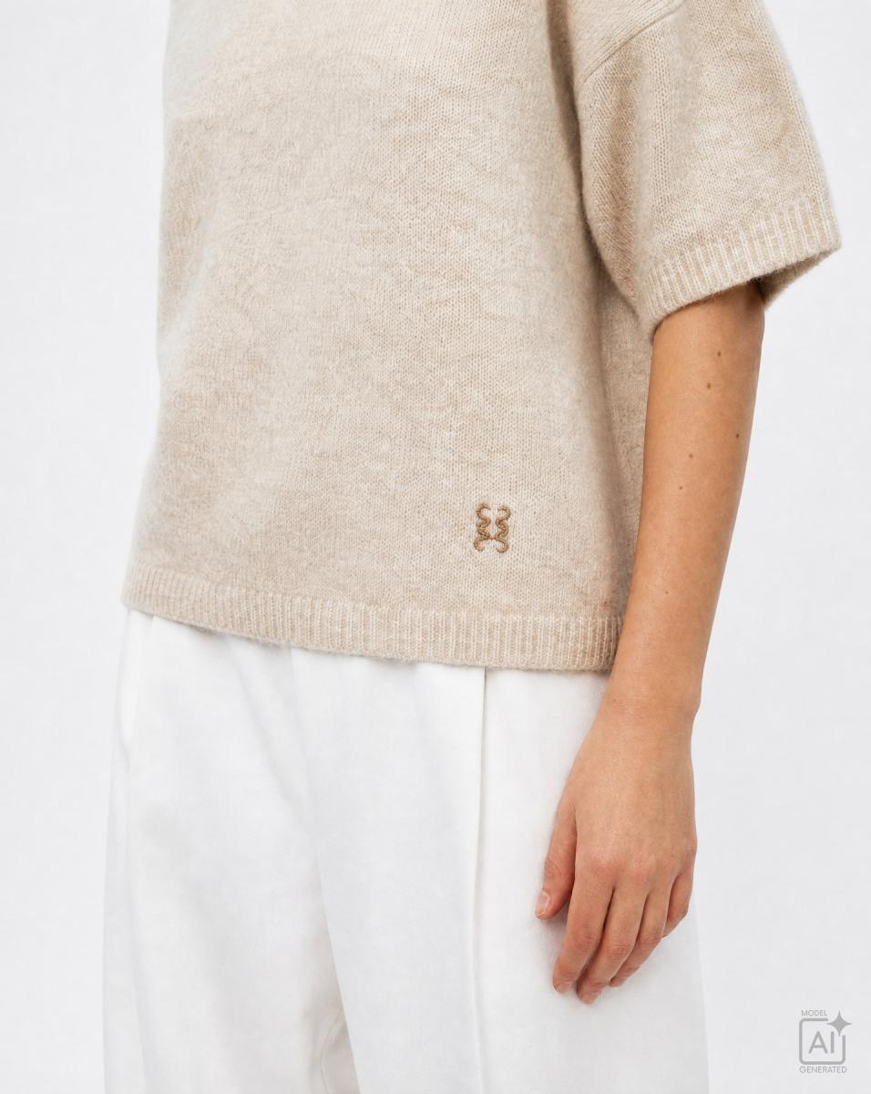 Herren Pullover mit abnehmbarer Schluppe