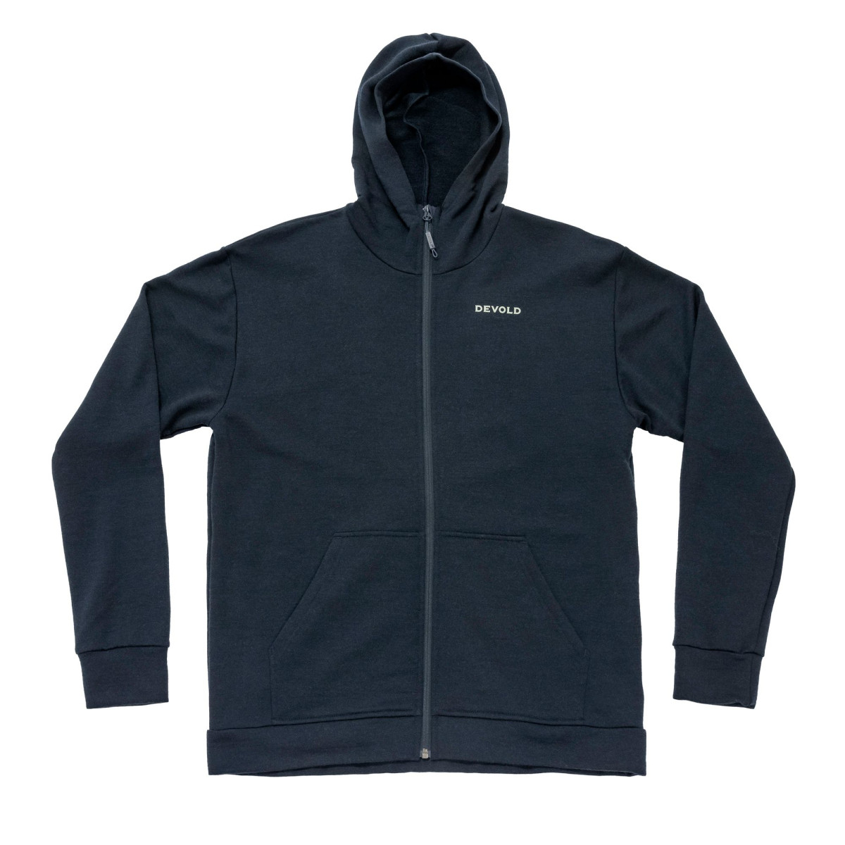 Herren Zip-Hoodie aus Merinowolle