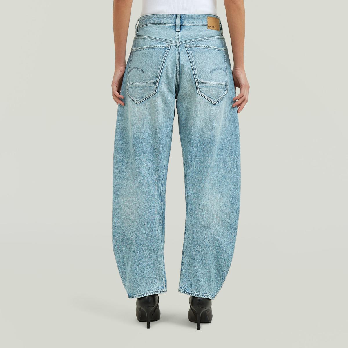 Damen Jeans Barrel 3D Loose