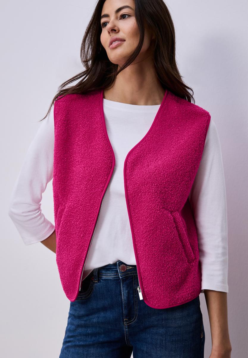 Damen Teddy-Weste
