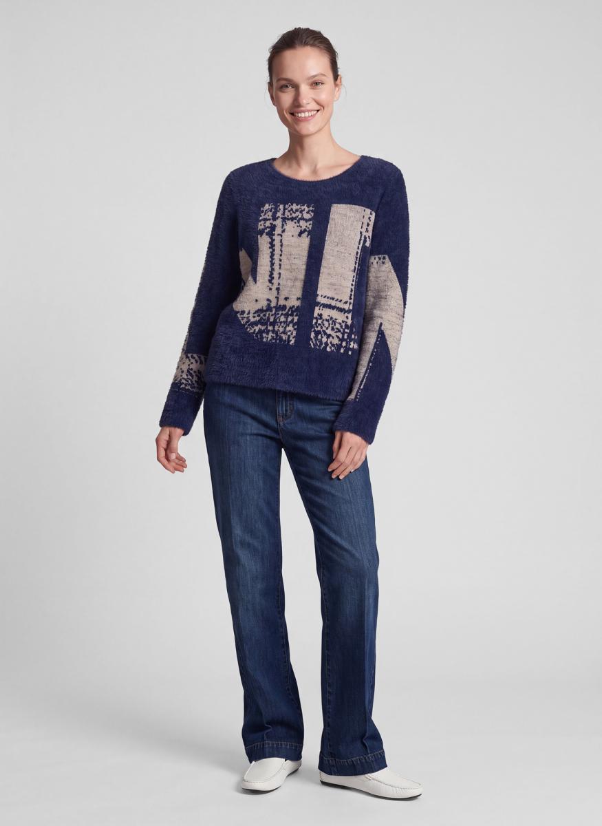 Damen Pullover Checks Please