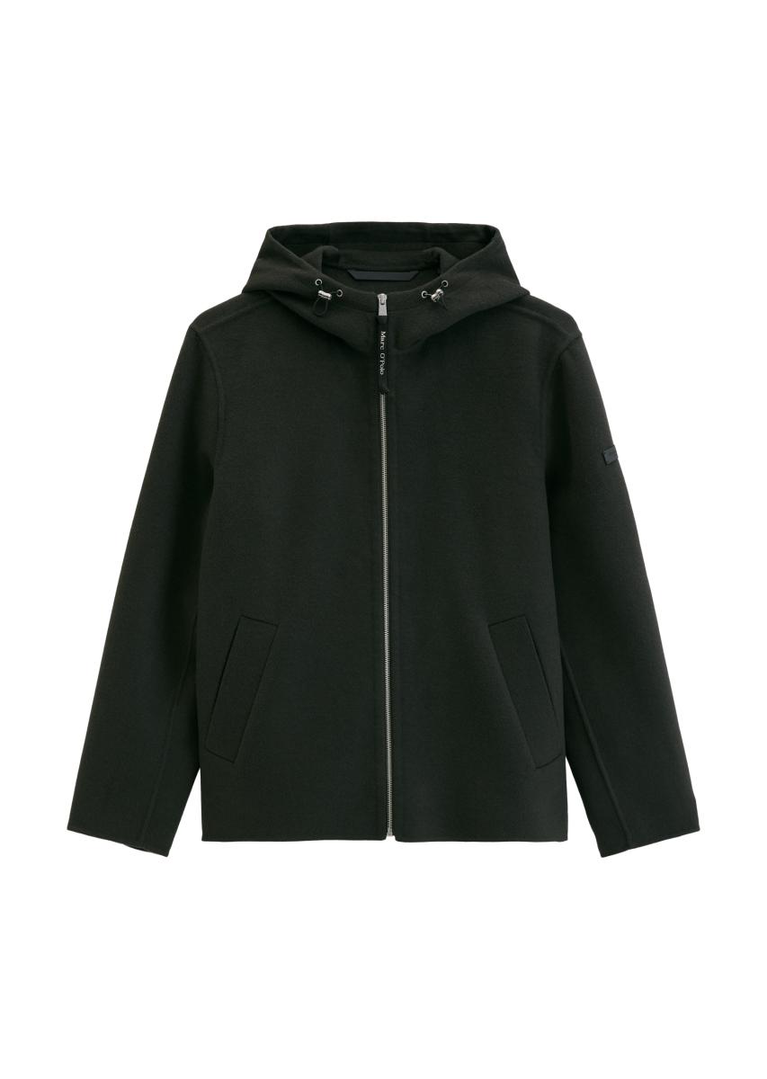 Herren Kapuzen-Wolljacke