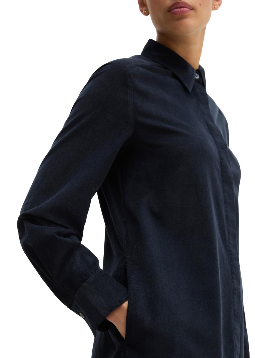 Cord-Hemdblusenkleid Wide