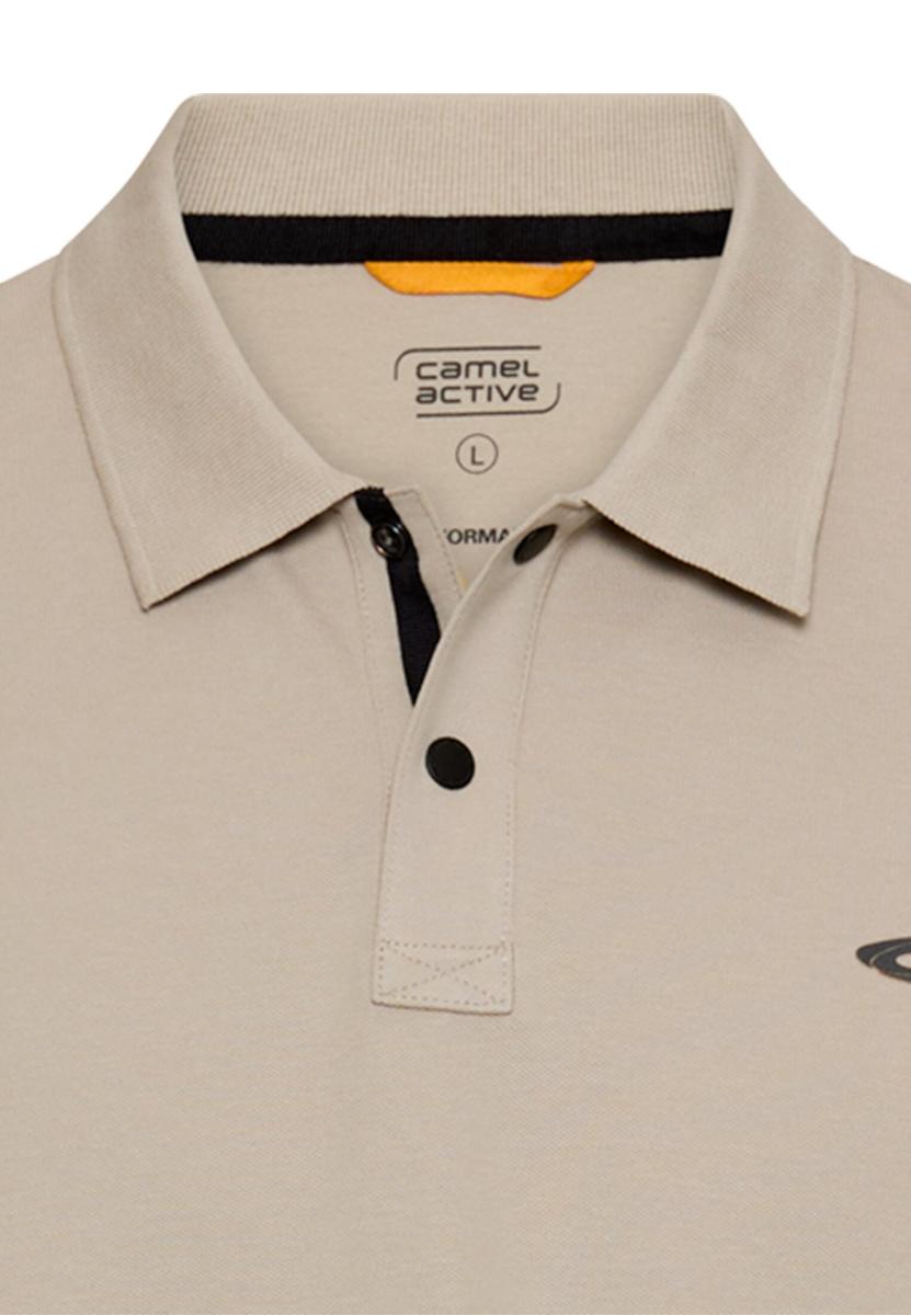 Poloshirt Mit Kontrastdetails