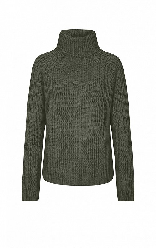 Damen Stehkragen-Pullover Arwen