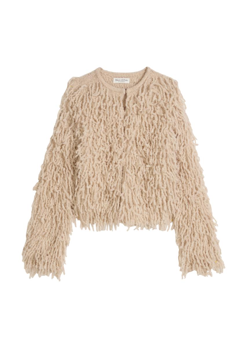 Damen Fransen-Cardigan