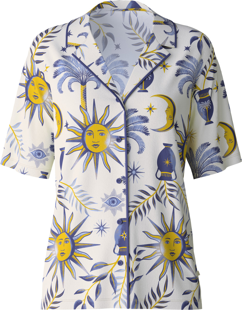 Damen Nachtshirt kurzarm