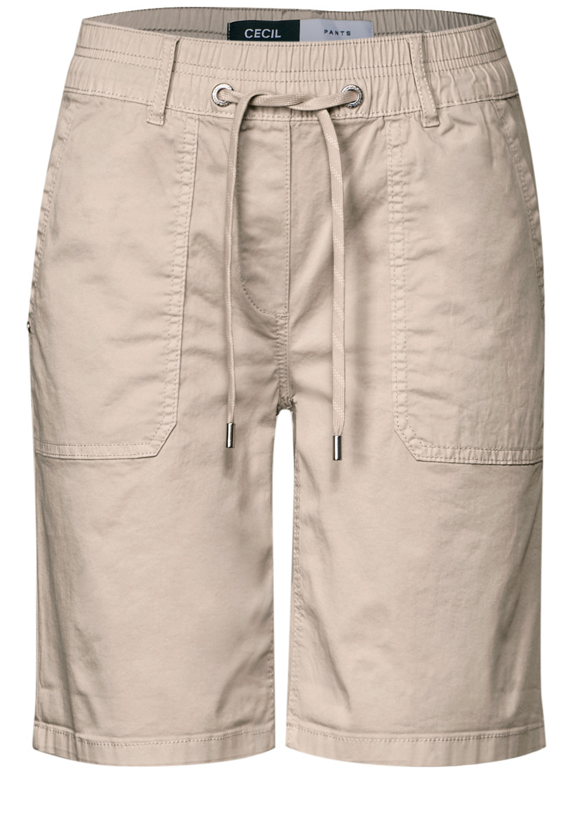 Damen Shorts Twill Washed-Look