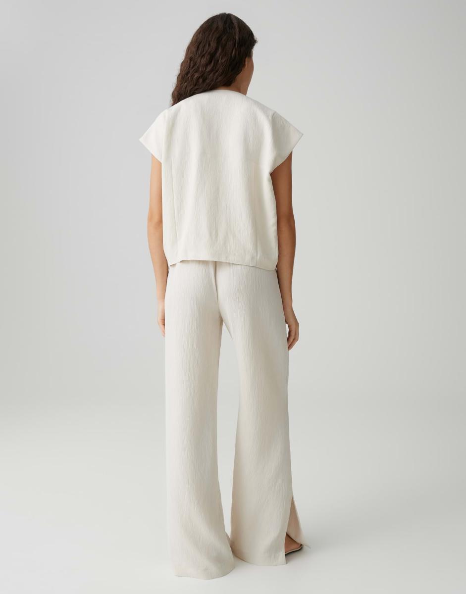 Damen Wide Leg Hose Mucia moss