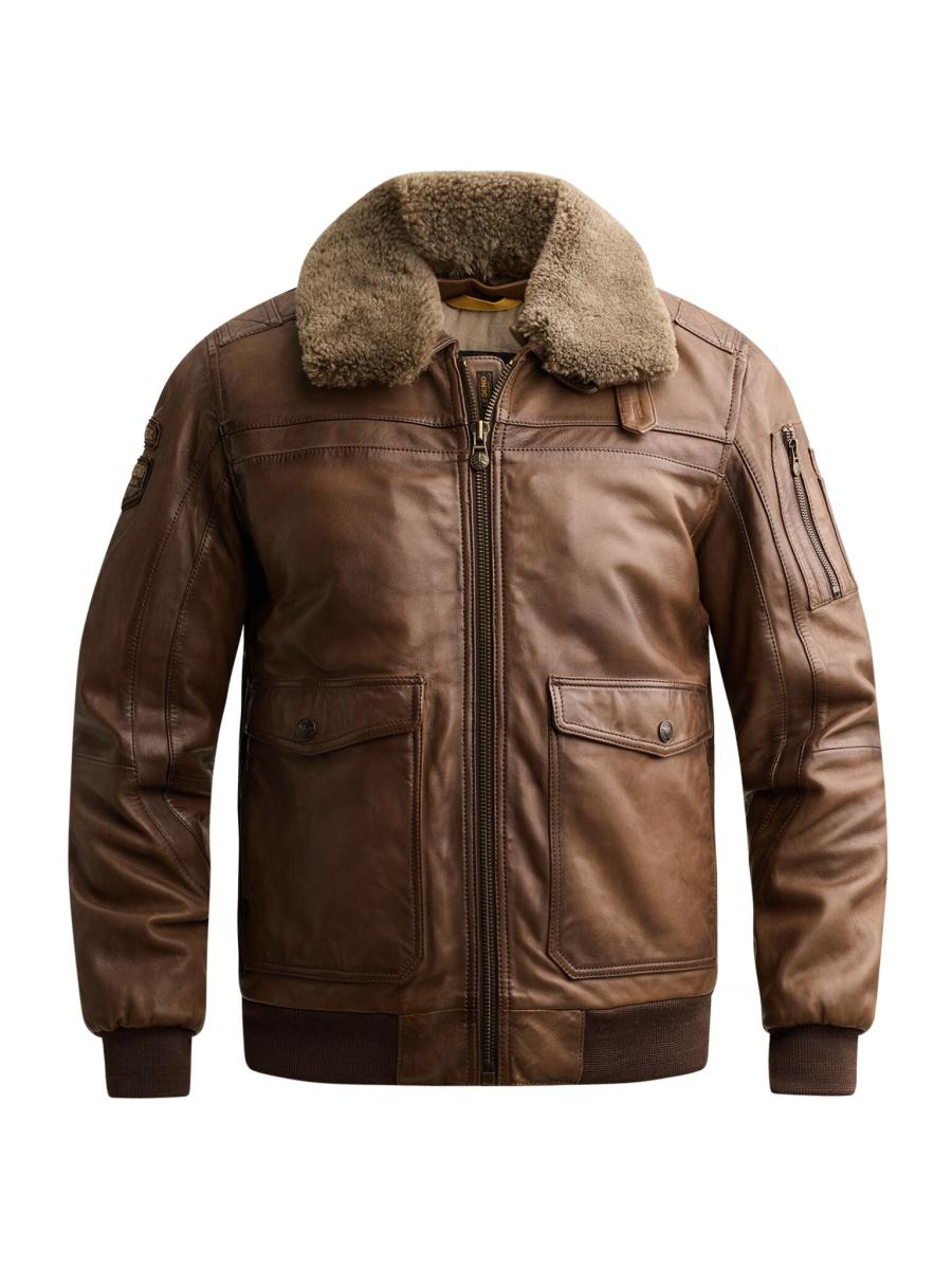 Herren Lederjacke A-2 Snowprop