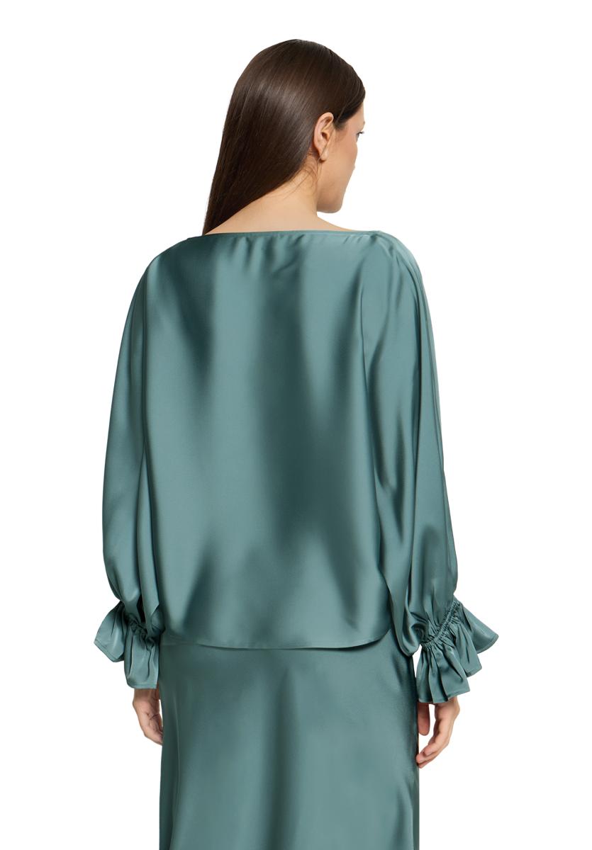 Satin-Bluse