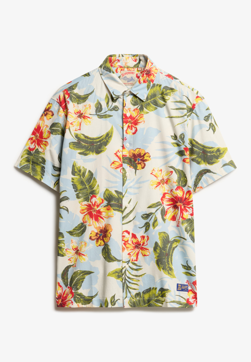 Hemd mit Hawaii-Print