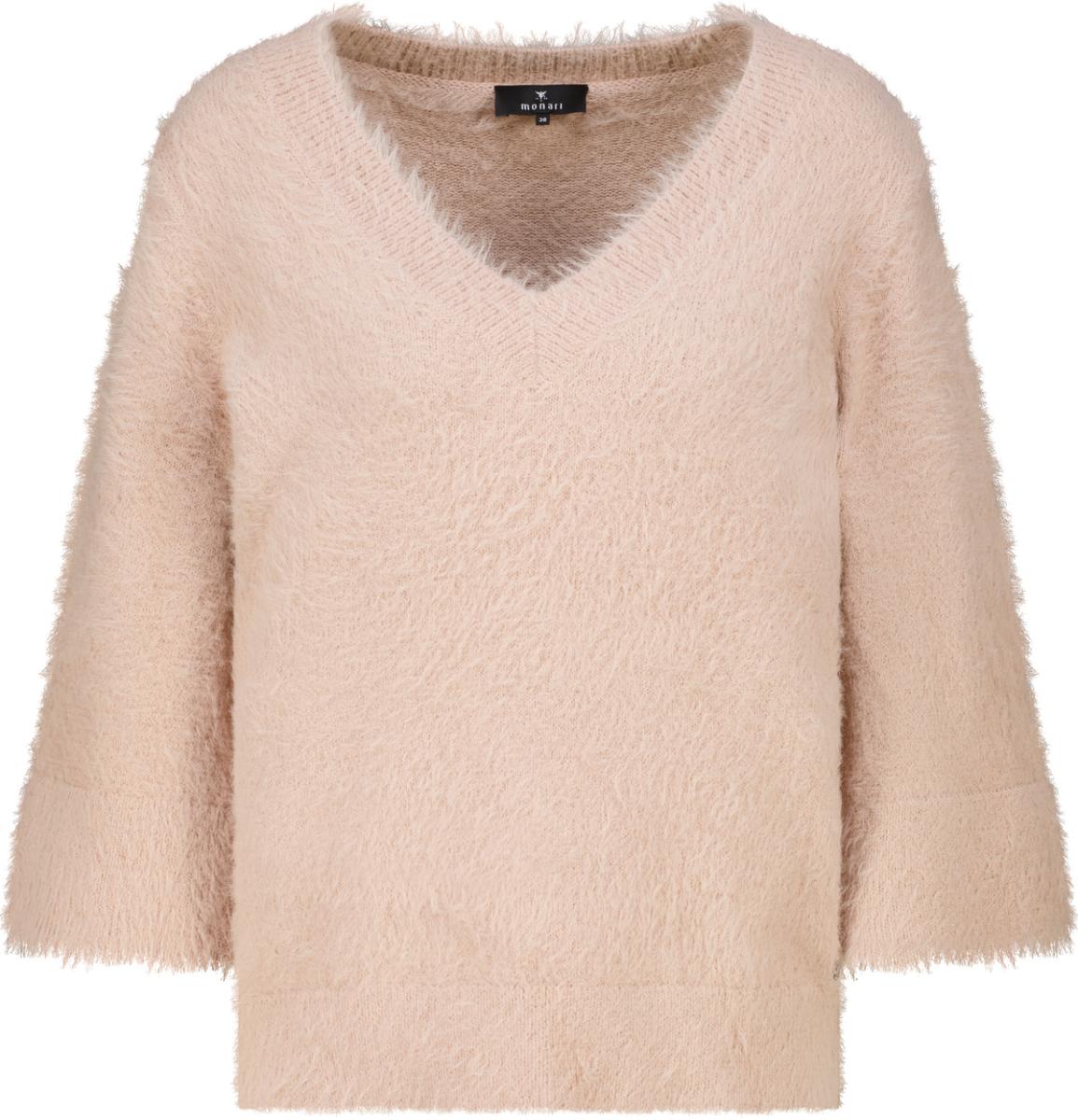 Damen Strickpullover mit V-Ausschnitt