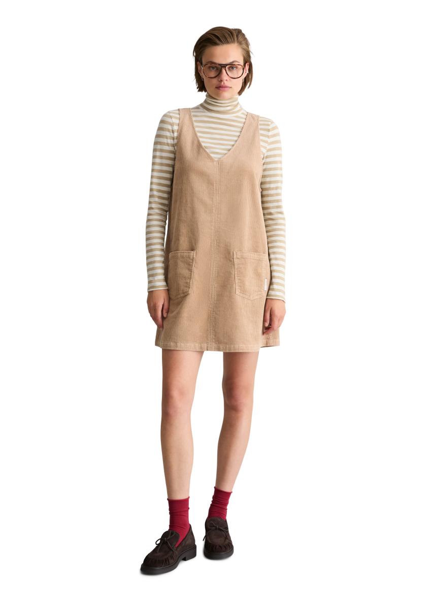 Ärmelloses Cordkleid A-Shape