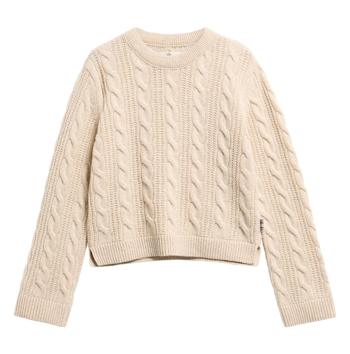 Damen Pullover Joan Cropped Cable Knit