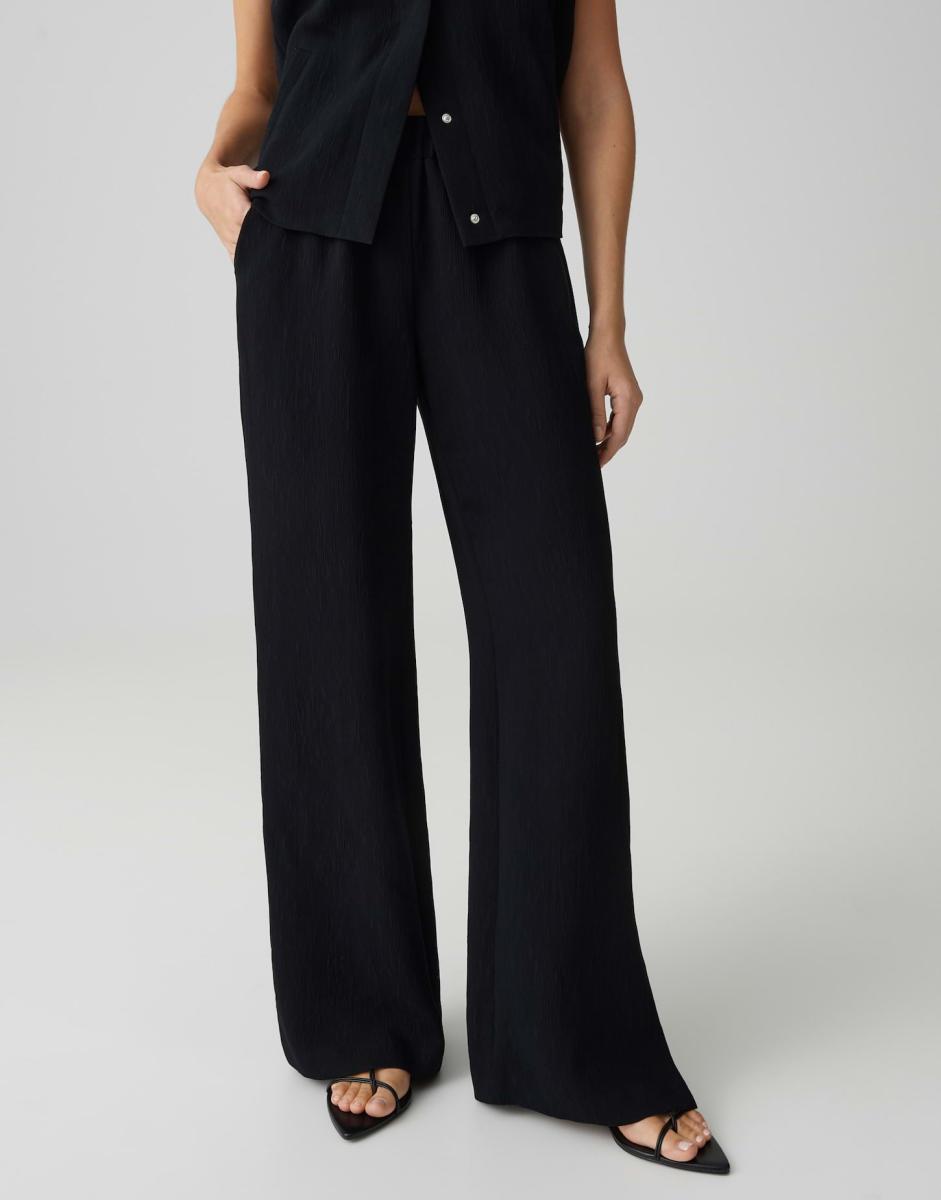 Damen Wide Leg Hose Mucia moss
