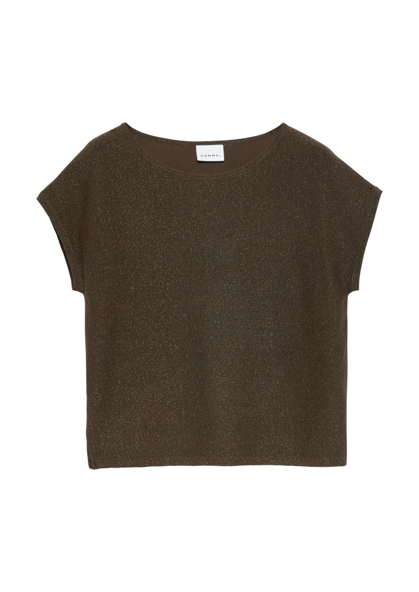 Damen Pullover Mit Kurzen Ärmeln