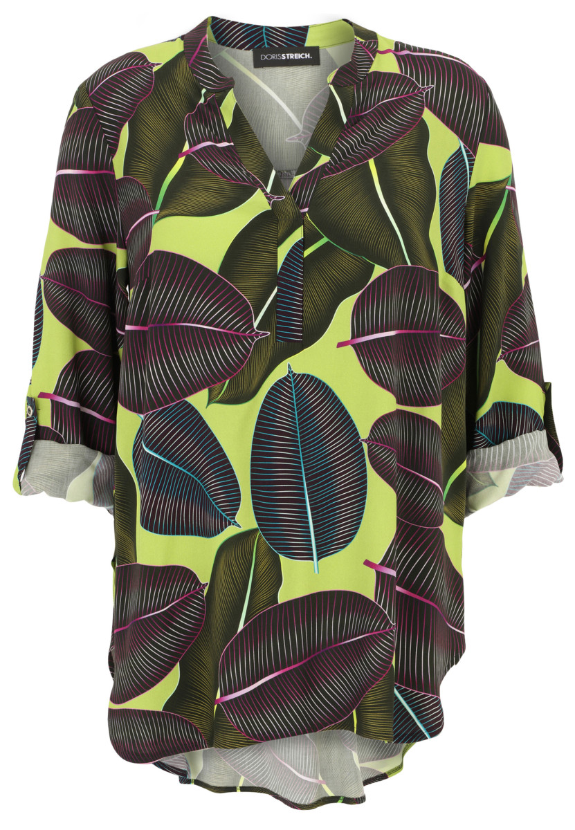 Bluse Dschungel-Print