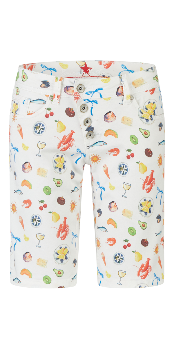 Malibu-Short summer twill, dolce vita