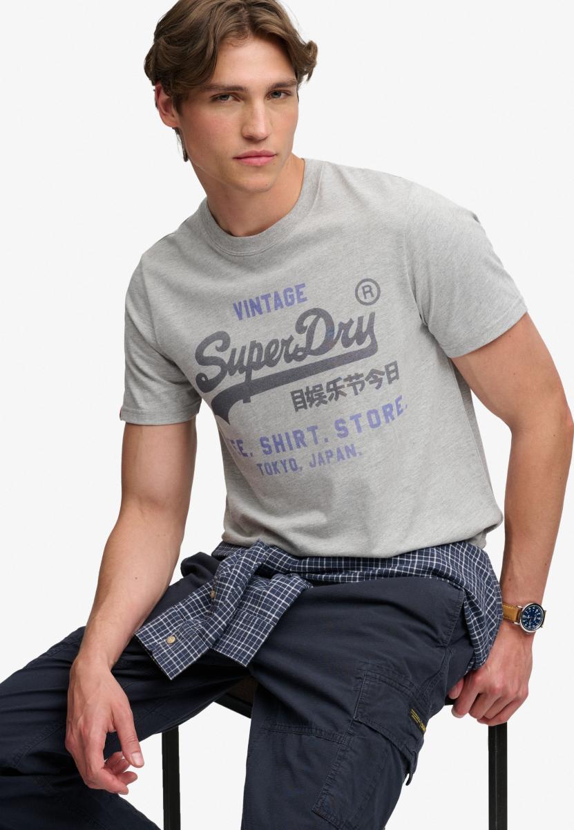 Herren T-Shirt Vintage Logo Heritage