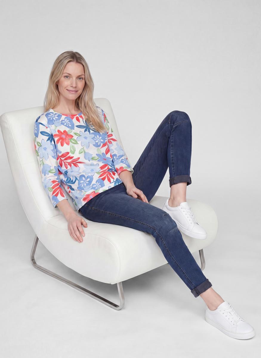 Damen Langarmshirt Ciao Sicilia