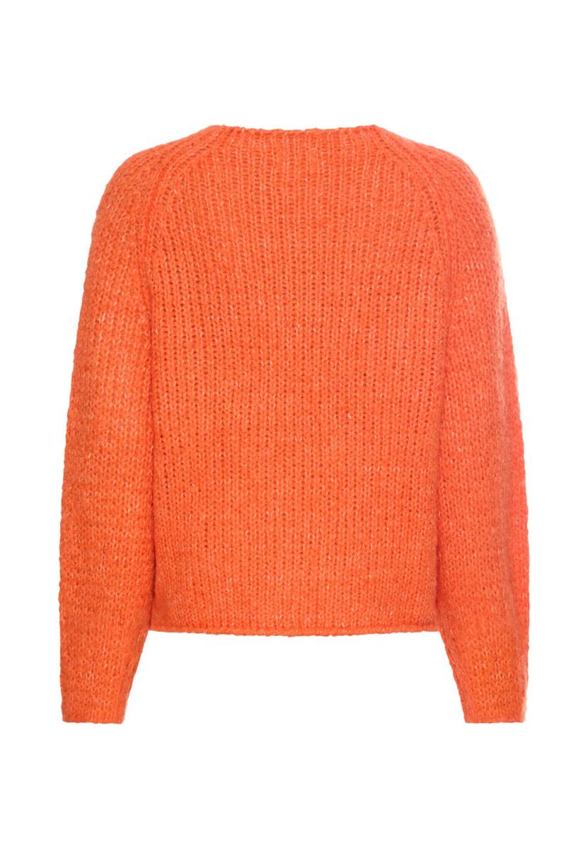 Damen Strickpullover mit weiten Ärmeln