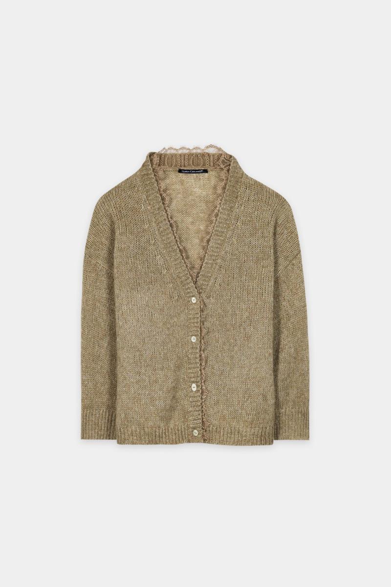 Damen Cardigan aus Alpaka-Mix