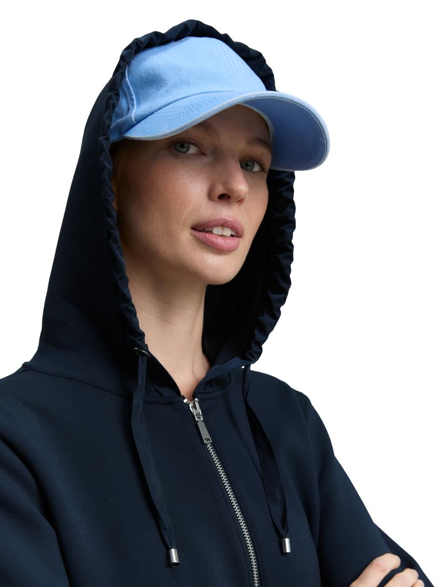 DamenSweatjacke aus Scuba
