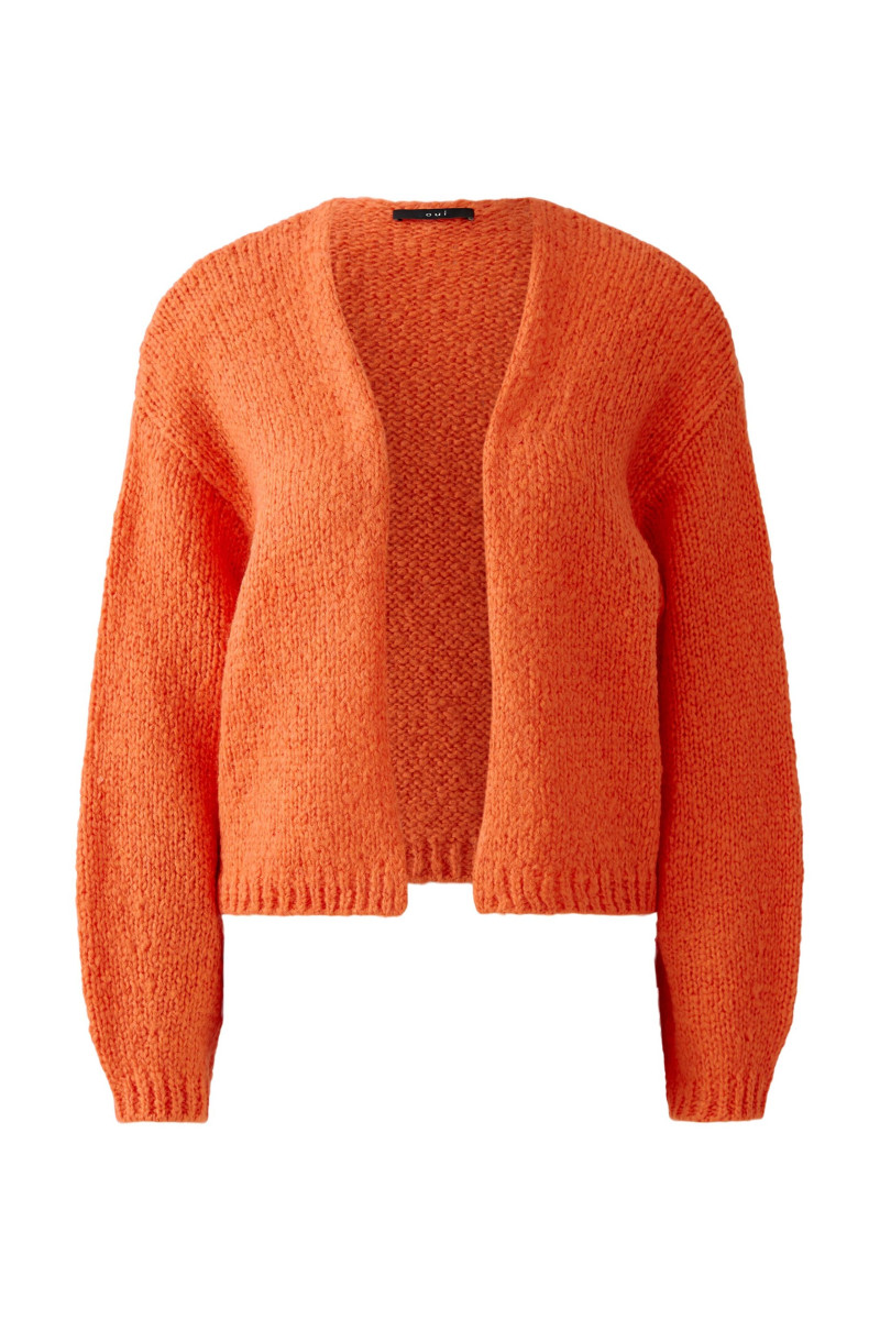 Damen Strickjacke mit Wolle und Mohair