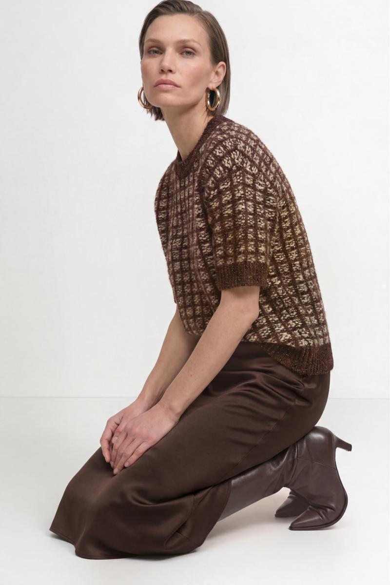 Damen Pullover CNK Open Lace Stitch